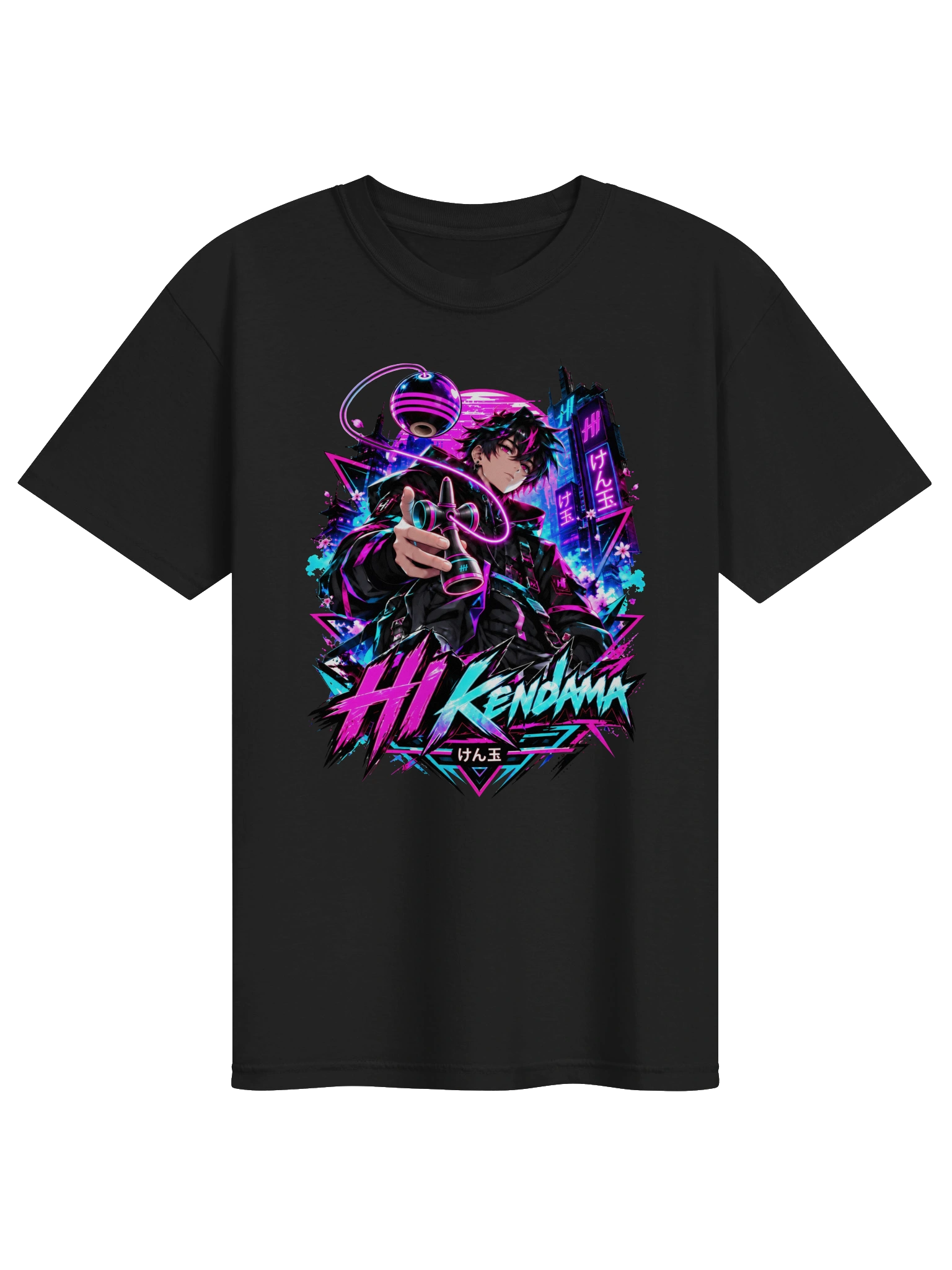 HI Kendama | Neon Ronin Tee